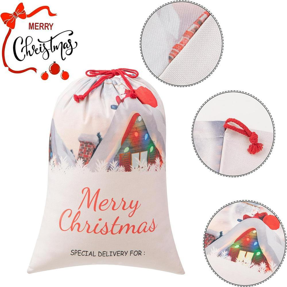 Christmas Sack, House Merry Christmas Sacks, Xmas Santa Sacks, Christmas Tree Bags, Christmas Bag Gift