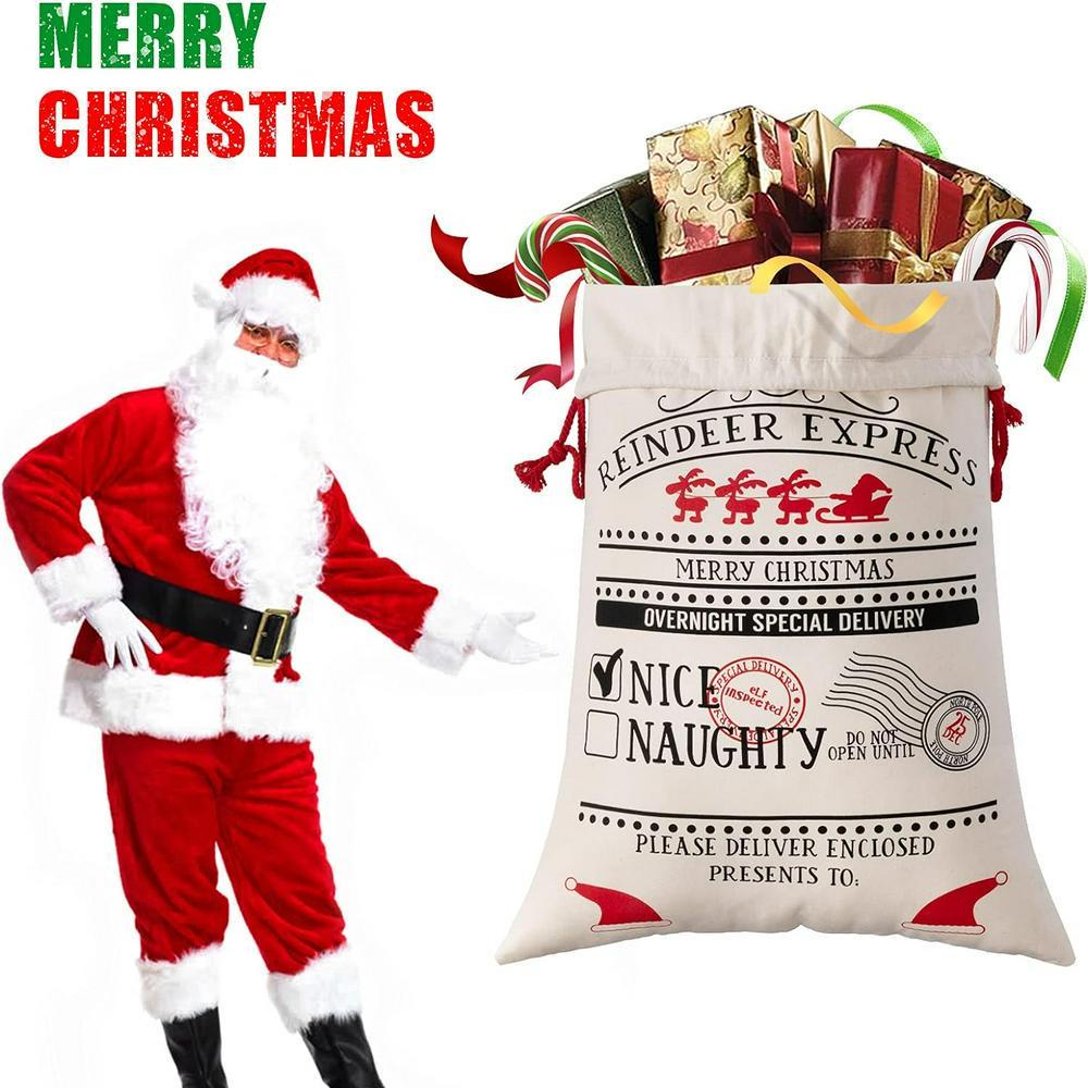 Christmas Sack, Reindeer Express Christmas Sack, Xmas Santa Sacks, Christmas Tree Bags, Christmas Bag Gift Christmas Sack, Reindeer Express Christmas Sack, Xmas Santa Sacks, Christmas Tree Bags, Christmas Bag Gift