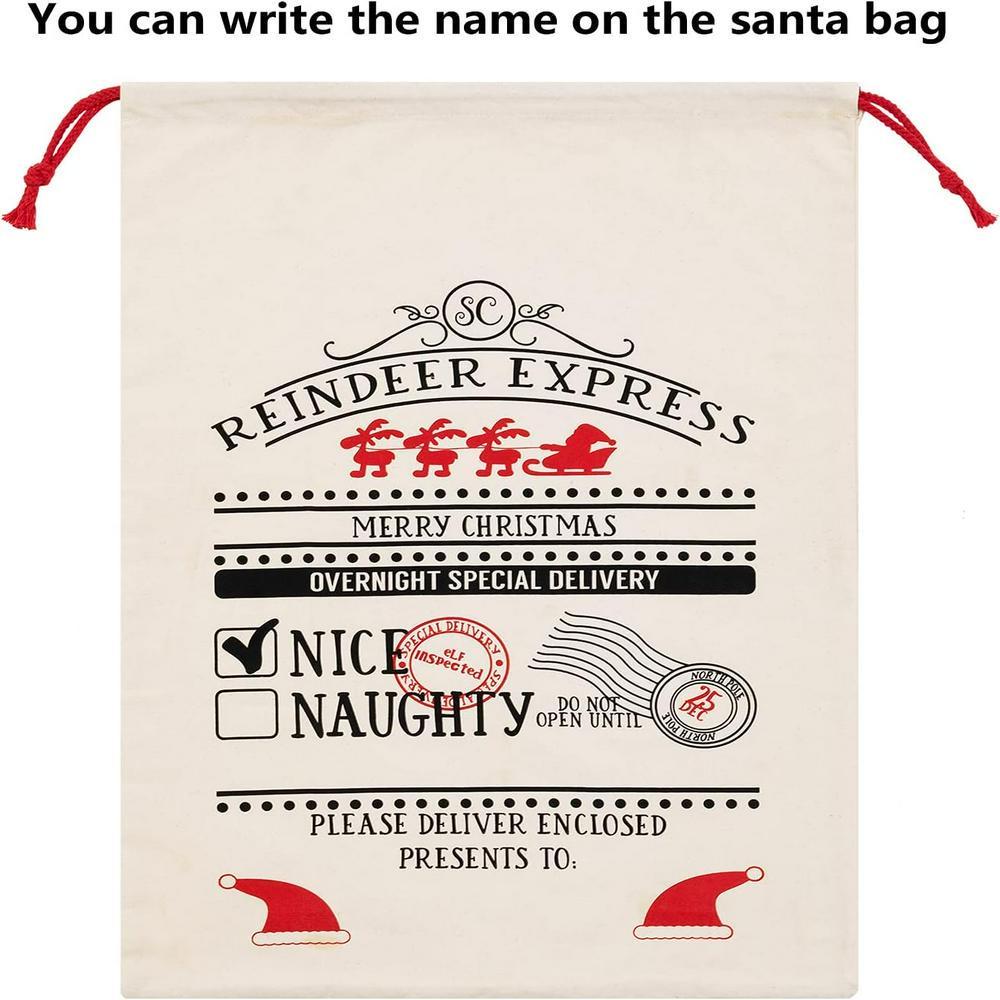 Christmas Sack, Reindeer Express Christmas Sack, Xmas Santa Sacks, Christmas Tree Bags, Christmas Bag Gift Christmas Sack, Reindeer Express Christmas Sack, Xmas Santa Sacks, Christmas Tree Bags, Christmas Bag Gift
