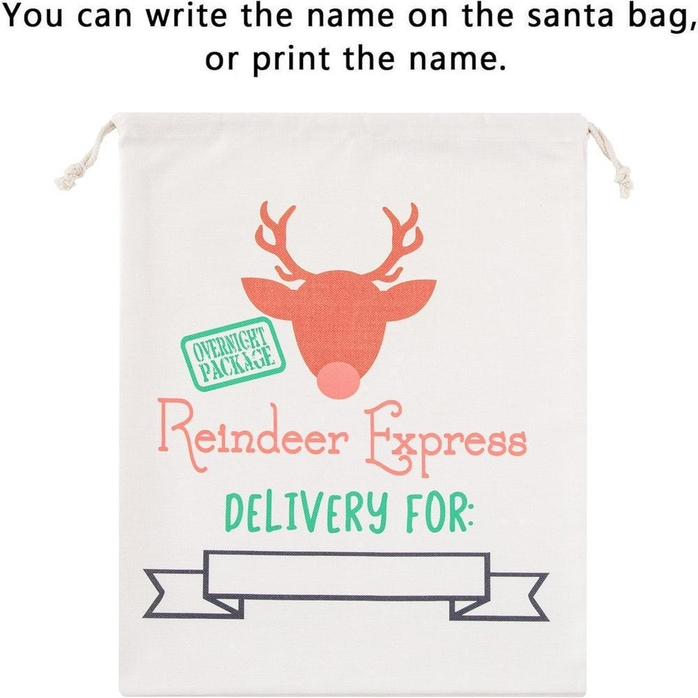 Christmas Sack, Reindeer Express Print Christmas Sack, Xmas Santa Sacks, Christmas Tree Bags, Christmas Bag Gift Christmas Sack, Reindeer Express Print Christmas Sack, Xmas Santa Sacks, Christmas Tree Bags, Christmas Bag Gift