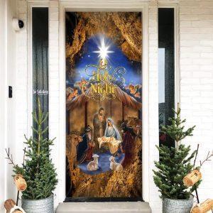 Christmas Silent Night Door Cover Jesus Is Born Door Christmas Cover Gift For Christian 5 ee56au.jpg