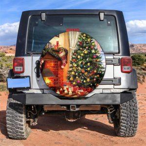 Christmas Tire Cover, Christmas Tree Fireplace Tire&hellip;