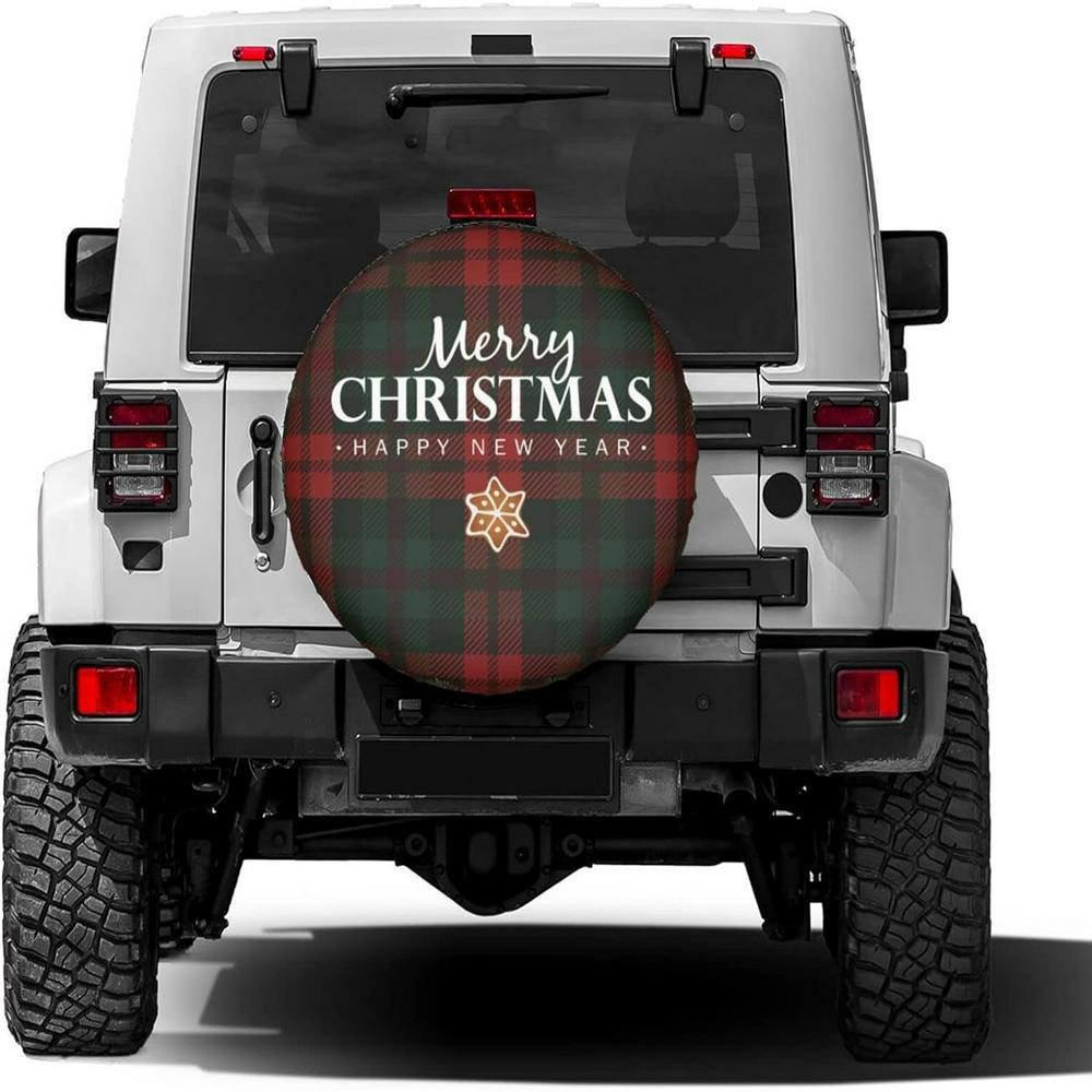 Christmas Tire Cover, Merry Christmas Spare Tire Cover, Spare Tire Cover, Tire Covers For Cars