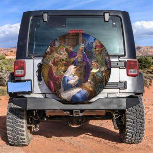 Christmas Tire Cover, Nativity Of Christian Tire&hellip;