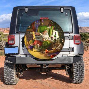 Christmas Tire Cover, Santa Claus And Deer&hellip;
