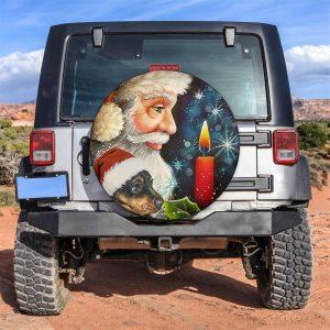 Christmas Tire Cover, Santa Claus And Dog&hellip;