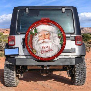 Christmas Tire Cover, Santa Claus Face Art&hellip;