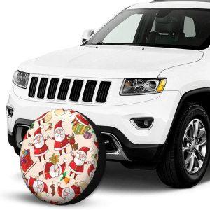 Christmas Tire Cover Santa Claus Smiling Brightly Spare Tire Cover Spare Tire Cover Tire Covers For Cars 3 qx2c5i.jpg
