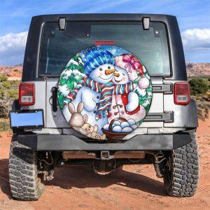 Christmas Tire Cover, Snowman Love Tire Cover,&hellip;