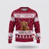 Custom Name Hereford Cattle Mare Y Christmas Ugly Sweater, Gifts For Farmers, Rural Lovers