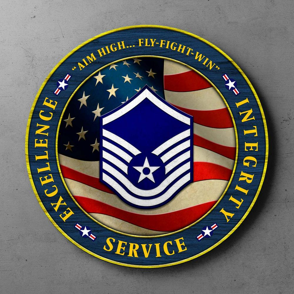 Custom Wood Sign, US Air Force Aim High Fly Fight Win Round Wood Sign, Personalized Name Rank Military, For Military Personnel Custom Wood Sign, US Air Force Aim High Fly Fight Win Round Wood Sign, Personalized Name Rank Military, For Military Personnel