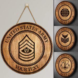 Custom Wood Sign, United States Army The&hellip;