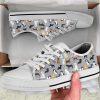 Dog Groomer License Plates Low Top Shoes Canvas Sneakers, Gift For Dog Lover