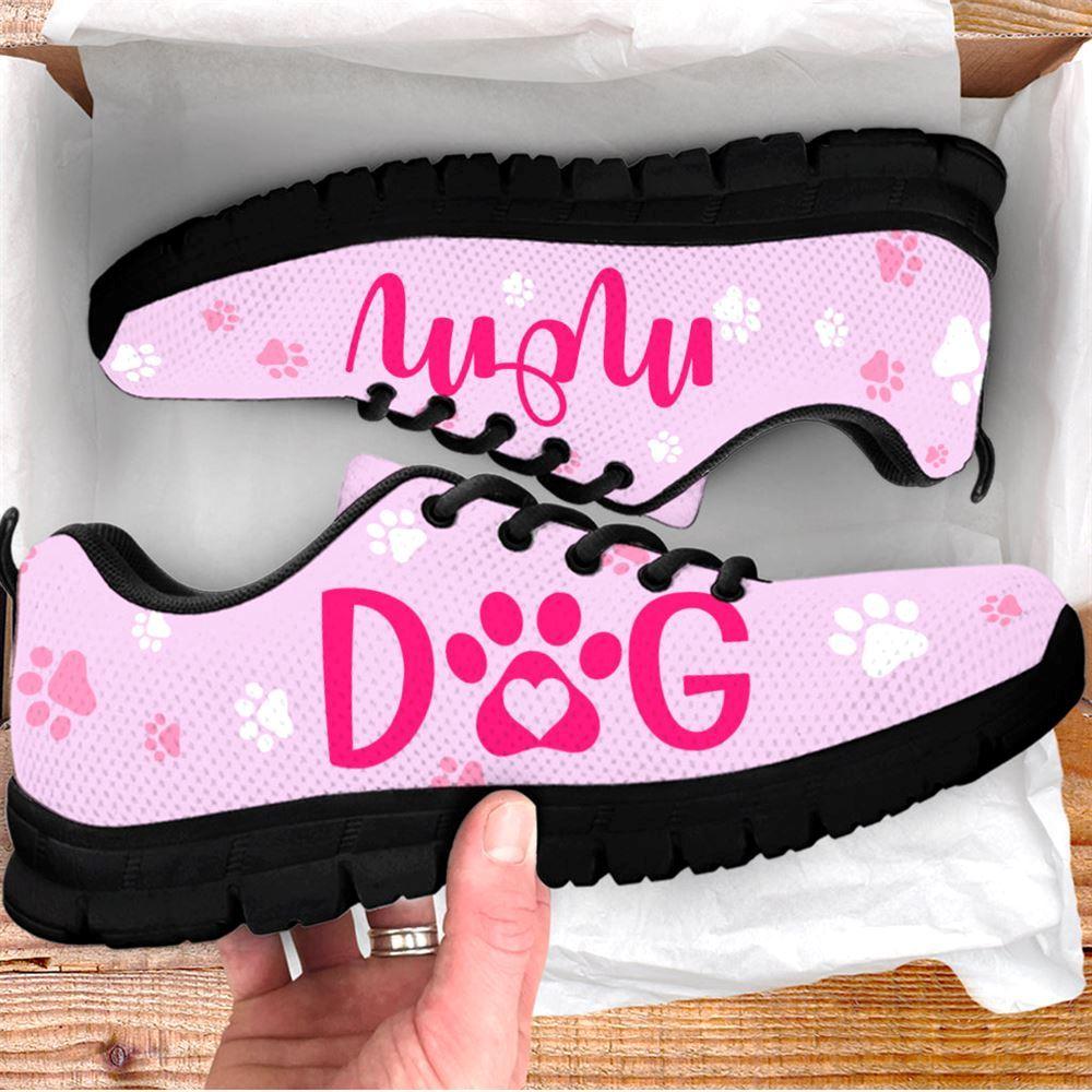 Dog Sneaker, Dog Mom Shoes Paw Pink Sneaker Walking Shoes, Dog Shoes Running, Dog Shoes Near Me