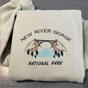 Embroidered Sweatshirts, New River Gorge Embroidered Sweatshirt;&hellip;