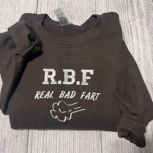 Embroidered Sweatshirts, R.B.F Embroidered Real Bad Fart&hellip;