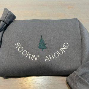 Embroidered Sweatshirts Rockin Around Christmas Tree Embroidered Sweatshirt Women s Embroidered Sweatshirts 4 umuzza.jpg