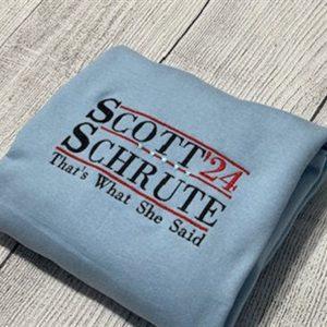 Embroidered Sweatshirts, Schrute Farms Embroidered Sweatshirt, Women’s&hellip;