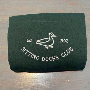 Embroidered Sweatshirts, Sitting Ducks Embroidered Sweatshirts, Women’s&hellip;