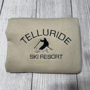 Embroidered Sweatshirts, Telluride Ski Resort Embroidered Sweatshirt,&hellip;