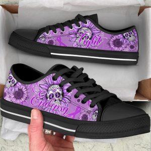 Epilepsy Shoes Skull Flower Low Top Shoes,&hellip;