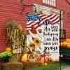 Fall Thanksgiving Flag Fall For Jesus He Never Leaves Flag – Thanksgiving Flag Outdoor Decoration