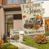Fall Thanksgiving Flag Fall For Jesus He Never Leaves Halloween Flag – Thanksgiving Flag Outdoor Decoration