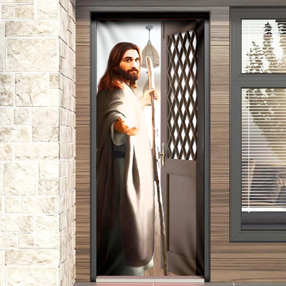 Give Me Your Hand Door Cover, Jesus Door Cover, Gift For Christian