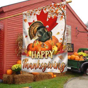 Happy Thanksgiving, Turkey Pumpkin Harvest Canada Flag&hellip;
