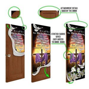 He Is Not Here For He Is Risen Door Cover Easter Jesus Door Cover Gift For Christian 4 xrgcy0.jpg