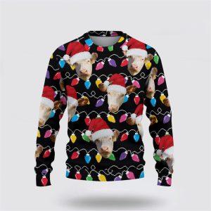Hereford Christmas Ugly Sweater, Gifts For Farmers,&hellip;
