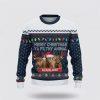 Highland Christmas Knitted Sweater, Gifts For Farmers, Rural Lovers