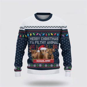 Highland Cattle Merry Christmas Ugly Sweater, Gifts&hellip;