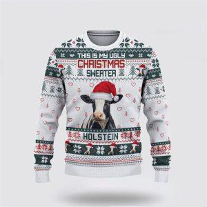 Holstein Green Merry Christmas Ugly Sweater, Gifts&hellip;