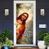 I Need Jesus Door Cover, Christian Home Decor, Gift For Christian