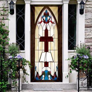 Jesus Christ Cross Door Cover Christian Home Decor Gift For Christian 4 gc1pis.jpg
