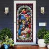 Jesus Christ Family, O Holy Night, Jesus Door Cover, Gift For Christian Jesus Christ Family, O Holy Night, Jesus Door Cover, Gift For Christian