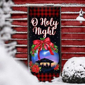Jesus Christ Family O Holy Night Jesus Door Cover Gift For Christian 5 t4dit5.jpg