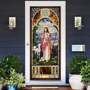 Jesus Christ the Good Shepherd Door Cover,&hellip;