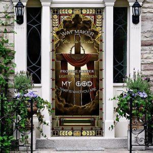 Jesus Cross Way Maker Miracle Worker Door Cover Gift For Christian 5 jp0g5s.jpg