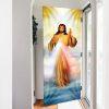 Jesus Door Cover, Christian Home Decor, Gift For Christian