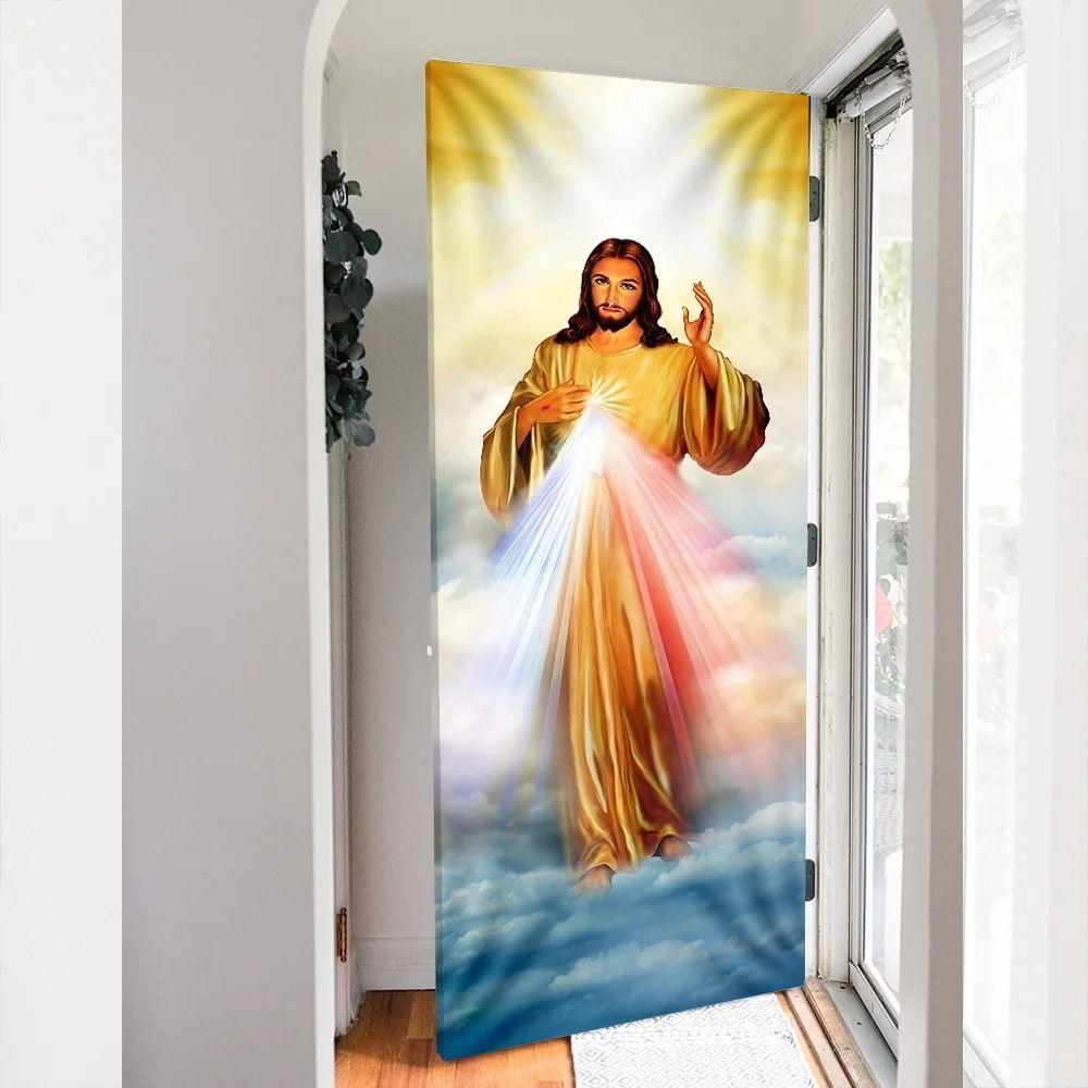 Jesus Door Cover, Christian Door Cover, Christian Home Decor, Gift For Christian