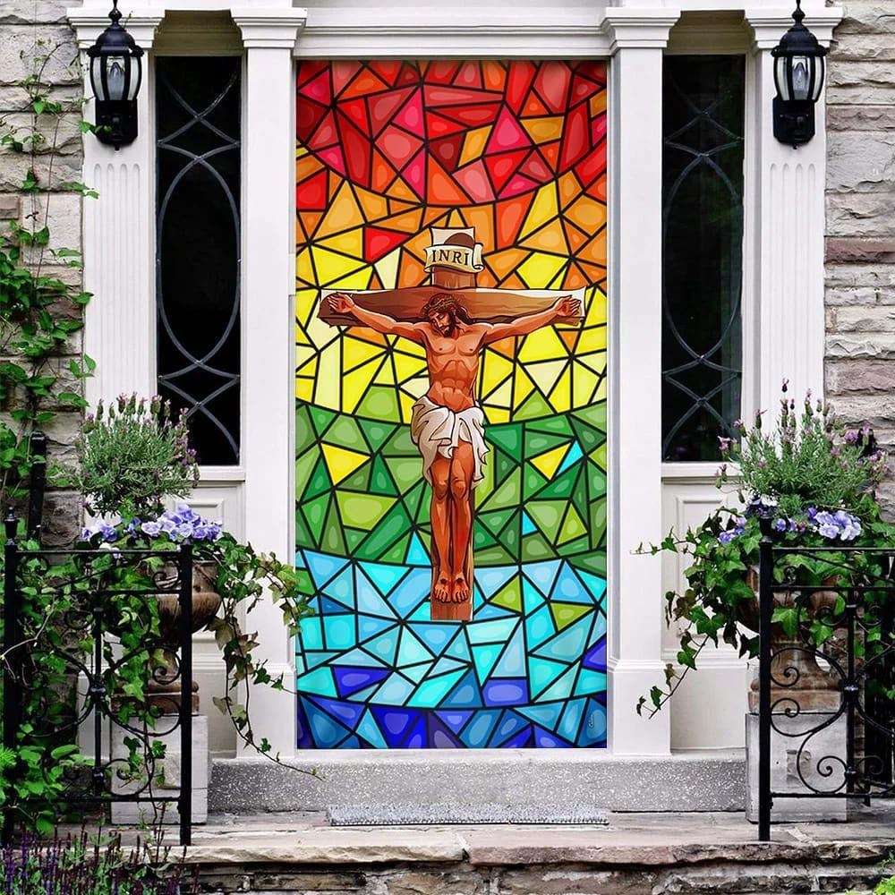 Jesus Door Cover, Christian Home Decor, Gift For Christian