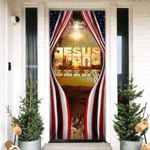 Jesus Door Cover Coming Back As A King Christian Home Decor Gift For Christian 4 bawqry.jpg