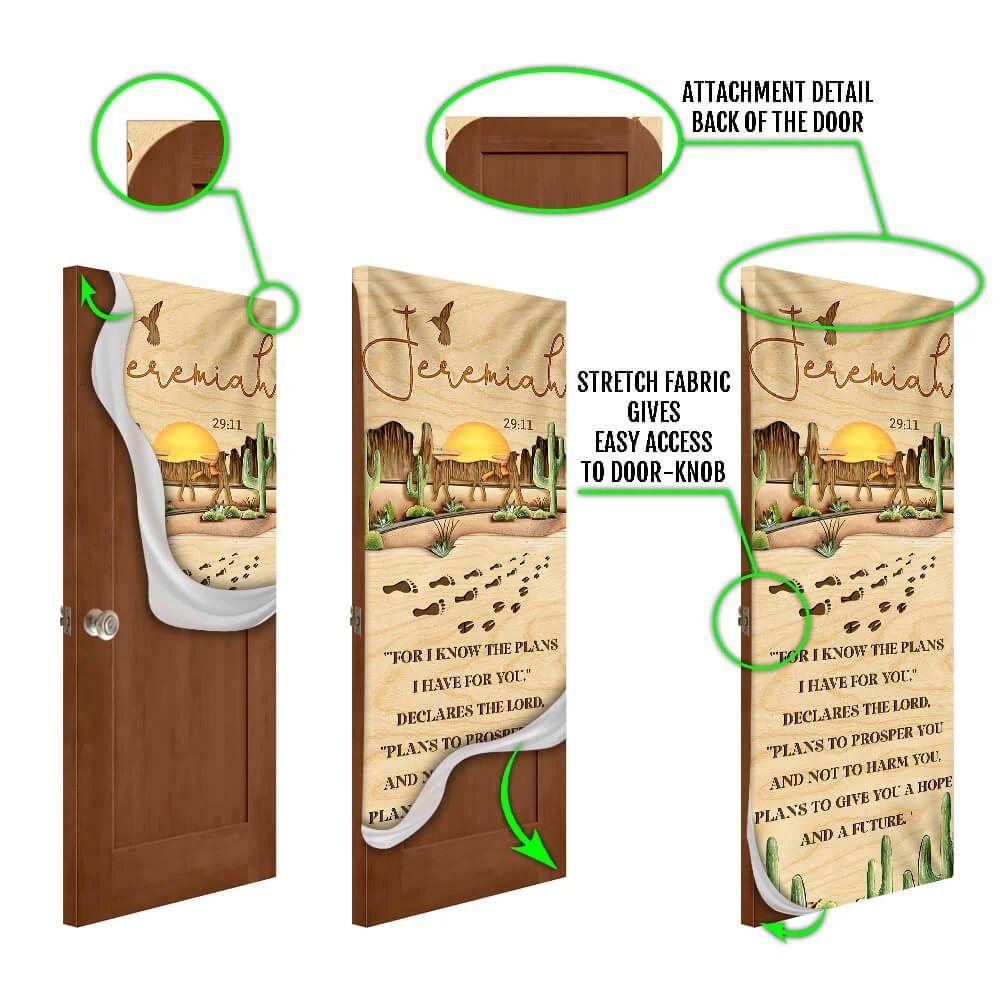 Jesus Door Cover Road, Christian Home Decor, Gift For Christian