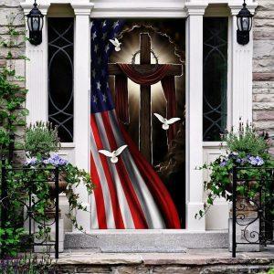 Jesus In America Door Cover, Christian Home&hellip;