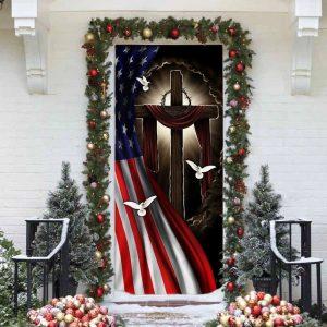 Jesus In America Door Cover Christian Home Decor Gift For Christian 3 m8dbwh.jpg