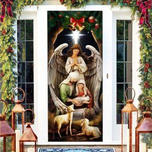 Jesus Is Born Christmas Door Cover Jesus Door Cover Gift For Christian 3 uv8fan.jpg