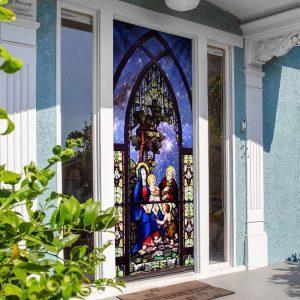 Jesus Is Born Door Cover Christian Home Decor Gift For Christian 3 xsjmqx.jpg