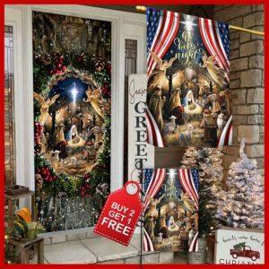 Jesus Is Born Door Cover Christmas Silent Night Door Cover Gift For Christian 7 xqm2kx.jpg